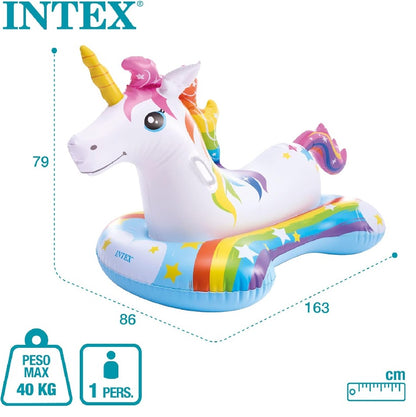Intex Unicorn Ride On Inflatable Swimming Pool Toy Float
