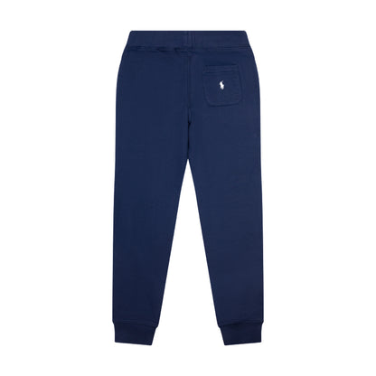 Ralph Lauren Polo Logo Spa Terry Boys Joggers Navy