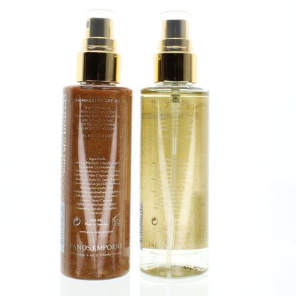 Dry Oil For Face Body Hair 2 x 100ml Spray By Panos Empori