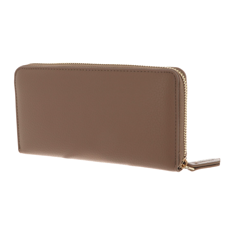 Valentino Special Martu Zip Around Purse Taupe Brown VPS5UD155