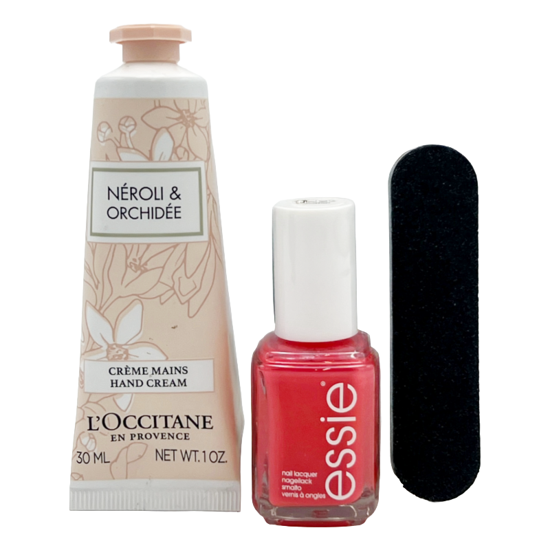 L'Occitane Neroli & Orchidee Hand Cream 30ml & Essie Nail Varnish Stocking Filler