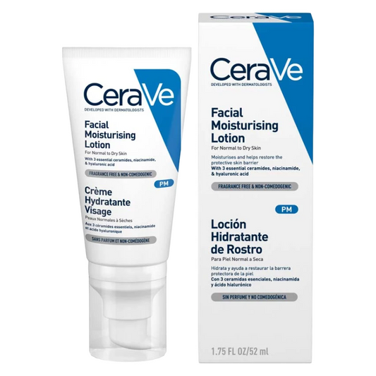 CeraVe Facial Moisturising Lotion Normal to Dry Skin 52ml (Blemished Box)