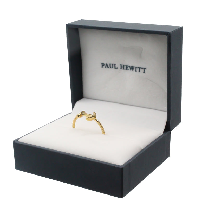 Paul Hewit Gold Anchor Ring PH-FR-ARO-G-58