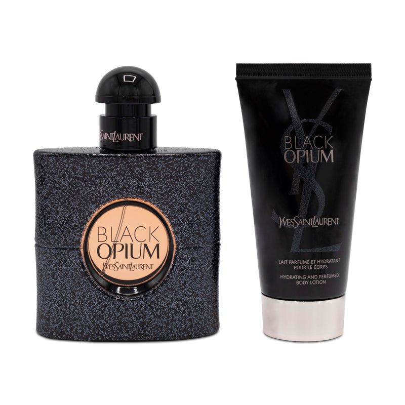 YSL Black Opium 50ml Eau De Parfum Gift Set (Blemished Box)