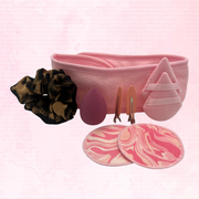 Makeup Accessories Set Sponge, Puffs, Hair Clips & Headband
