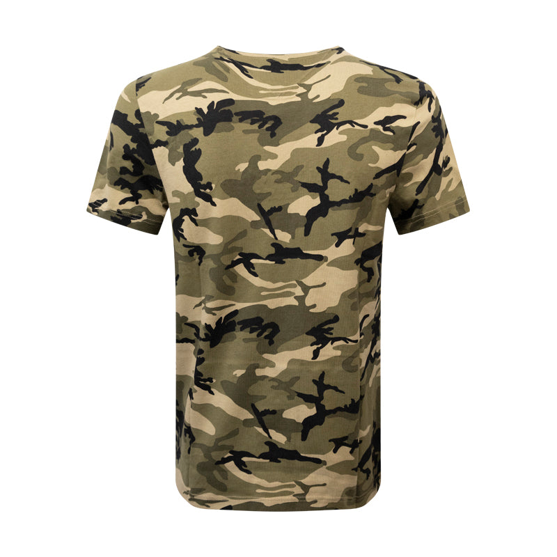 Tommy Hilfiger Men's Logo T-Shirt Olive Camo 