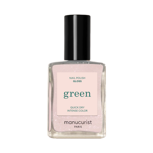 Manucurist Green Shimmer Pink Nail Polish 15ml - Gloss