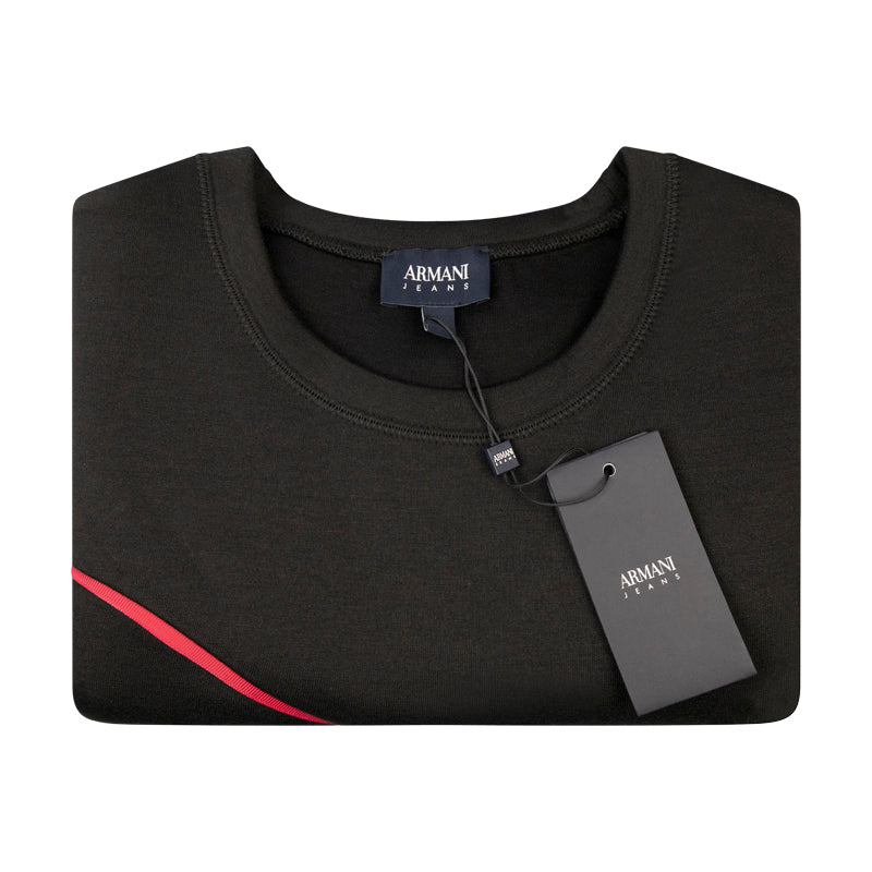 Armani Men's Black Sweatshirt