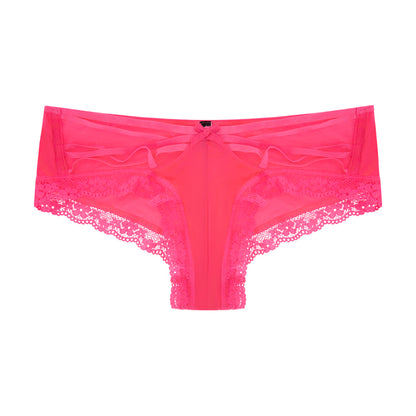 Victoria's Secret Cheeky Lace Knickers Neon Pink