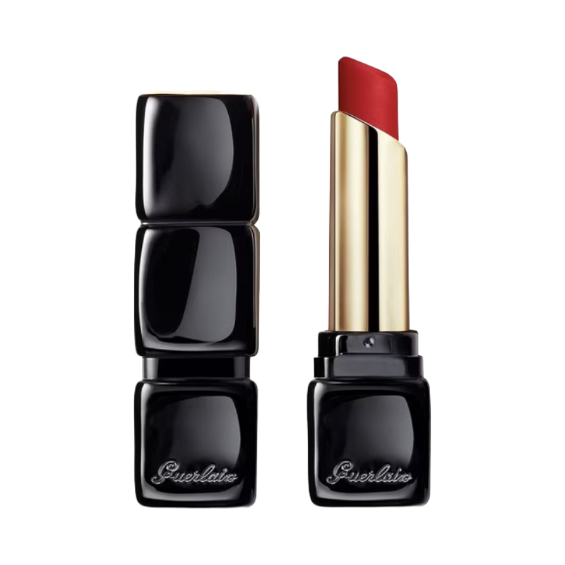 Guerlain Kiss Kiss Tender Matte Lipstick 910 Wanted Red