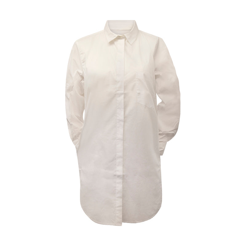 Fynch-Hatton Women's Cotton Stretch Shirt Blouse White