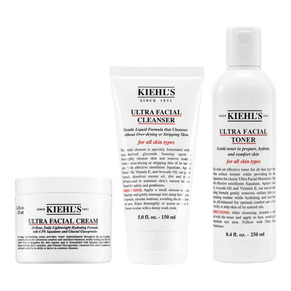 Kiehl's Ultra Facial Power Of 3 Skincare Set - 150ml Cleanser