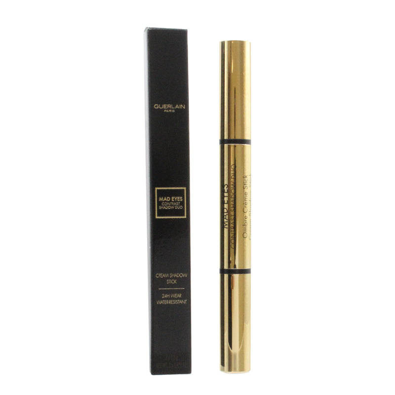 Guerlain Mad Eyes Contrast Shadow Duo Ombre Cream Stick Deep Plum/Shiny Gold