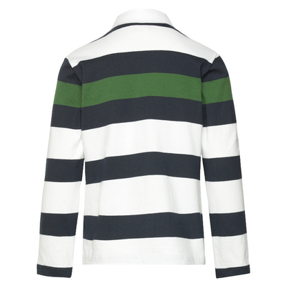 Hugo Boss Boys Polo Shirt 100% Cotton White/Green/Navy 