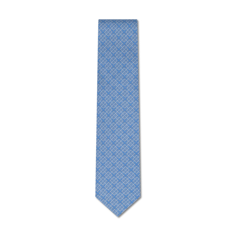 Salvatore Ferragamo Silk Tie Blue