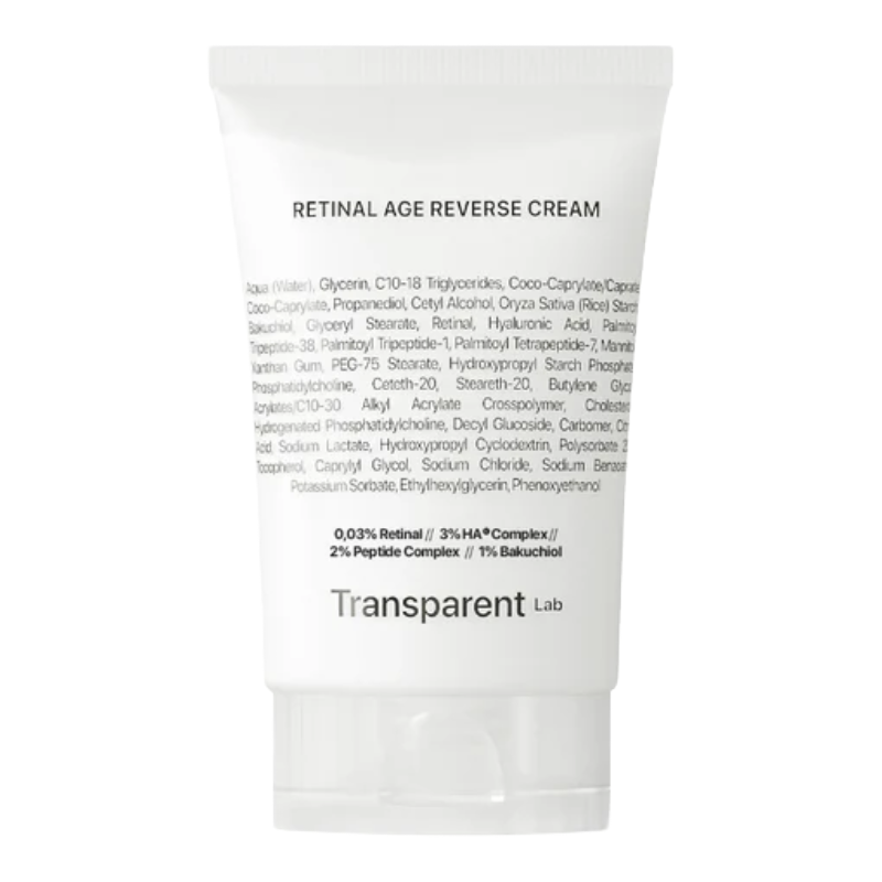 Niche Transparent Lab Retinal Age Reverse Cream 50ml (Blemished Box)