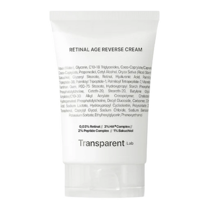 Niche Transparent Lab Retinal Age Reverse Cream 50ml (Blemished Box)
