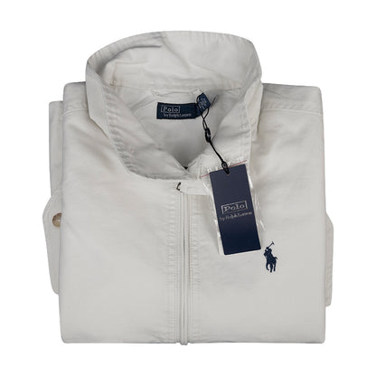 Ralph Lauren Cotton Windbreaker Jacket White