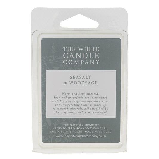 The White Candle Company Sea Salt & Wood Sage Wax Melts