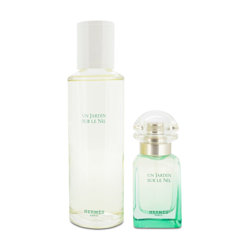 Hermes Un Jardin Sur Le Nil 125ml Eau De Toilette & 30ml Refill