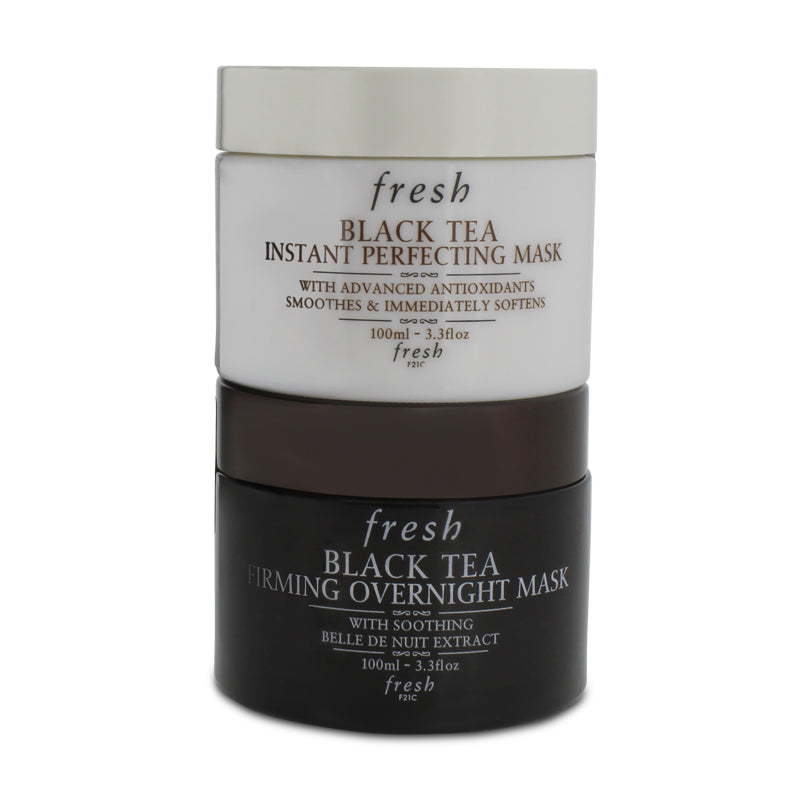 Fresh Black Tea Face Mask For Night & Day 2 x 100ml (Clearance)