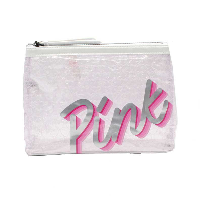 Pink clear bag victoria secret hot sale