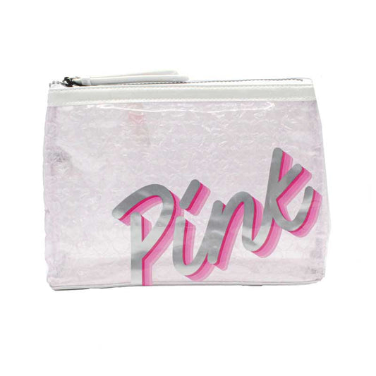 Victoria's Secret Make Up Bag Cosmetic Toiletry Pink 