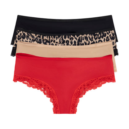 Victoria's Secret Lace Trim Cheeky Knickers - 11214142