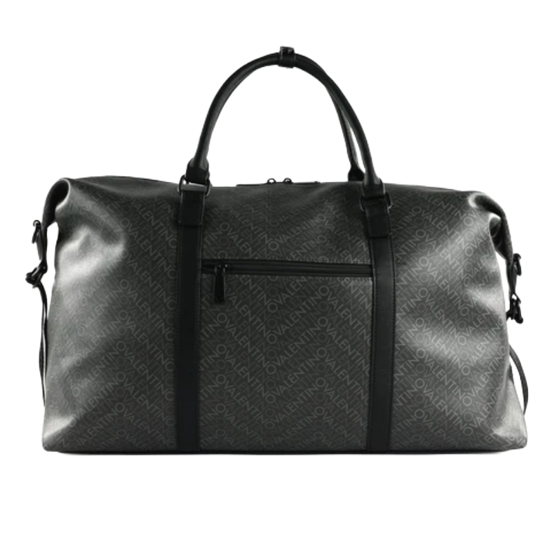 Mario Valentino Tyrone Large Duffel Weekend Bag Black