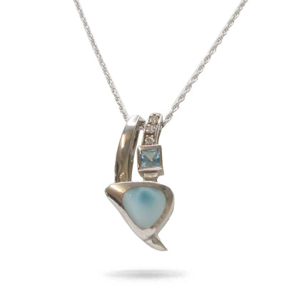 Marahlago Curva Necklace Larimar Sapphire Blue