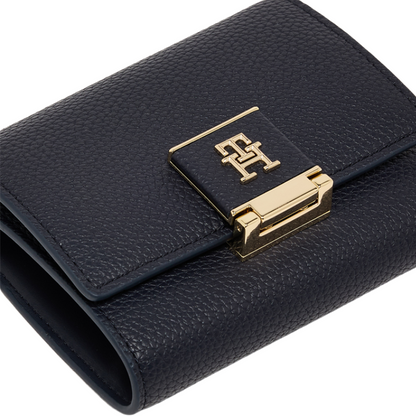 Tommy Hilfiger Heritage Medium Flap Wallet Navy Blue Women's