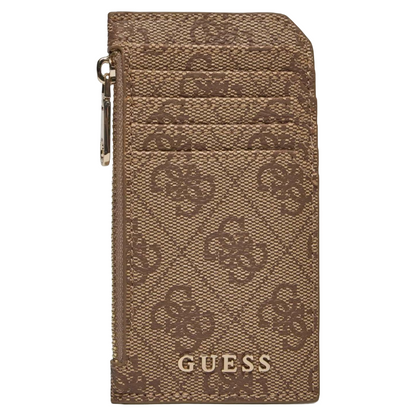 Guess Women's Card Holder Latte Logo Classic 