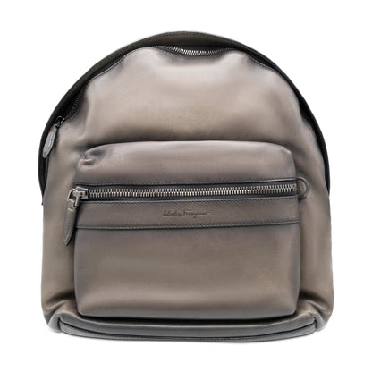 Salvatore Ferragamo Brown Leather Backpack