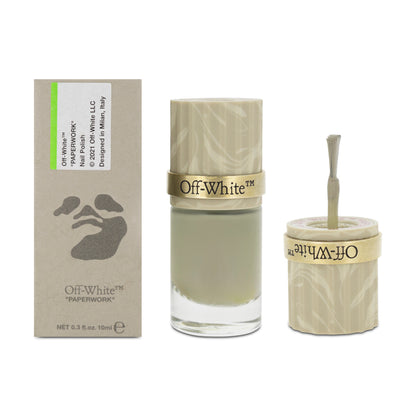Off-White Paperwork Nail Polish Paint Military (Light Green)