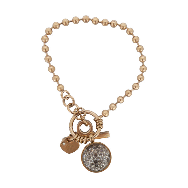 Storm Crysta Ball Bracelet Rose Gold