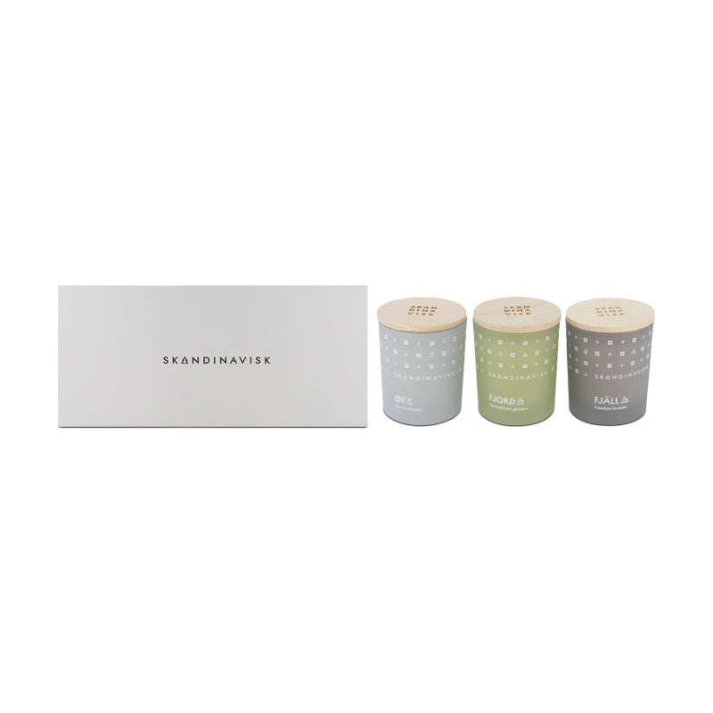 Skandinavisk Explore 3 Mini Scented Candle Set