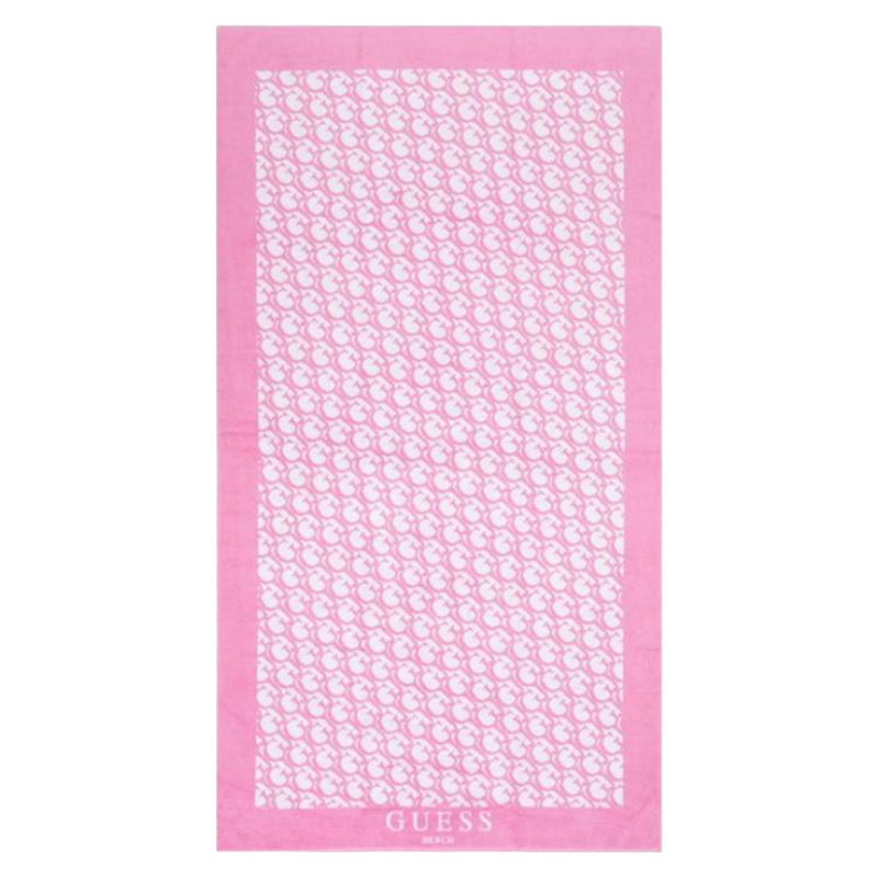 Guess Beach Towel Pink/White E4GZ12SG00P P6AR