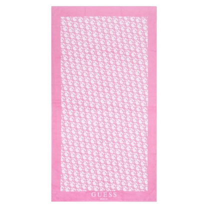 Guess Beach Towel Pink/White E4GZ12SG00P P6AR