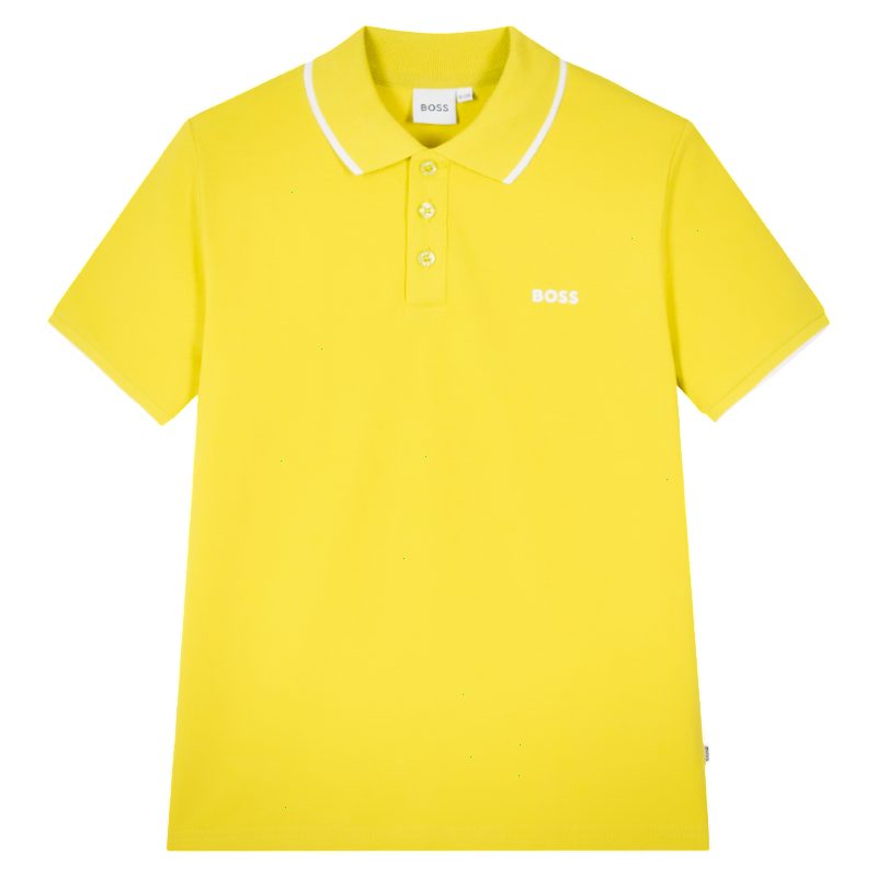 Hugo Boss Boy's Polo Shirt Yellow