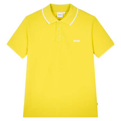 Hugo Boss Boy's Polo Shirt Yellow