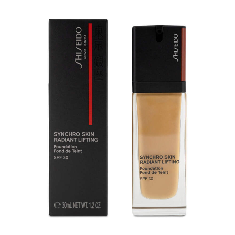 Shiseido Synchro Skin Lifting Foundation 350 Maple (Blemished Box)