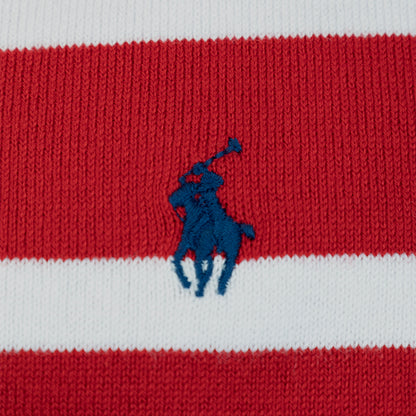 Ralph Lauren Polo Striped Cardigan Red & White