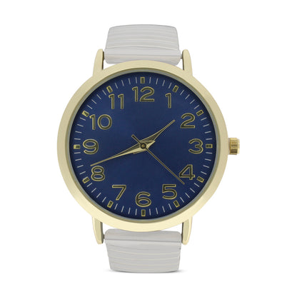 Marbella & Ashford Silver and Gold Men’s Watch Blue Face TW16008D