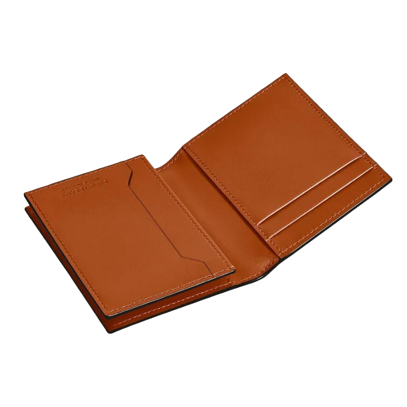 Mont Blanc Meisterstuck Leather Card Holder Rust