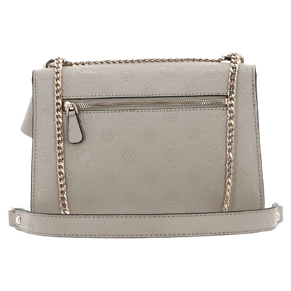 GUESS Jena Shoulder Bag Women's Taupe Logo