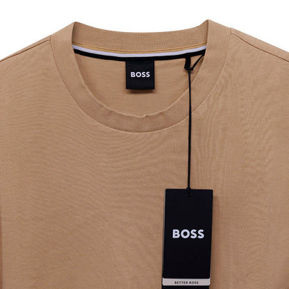 Hugo Boss T-Shirt | Dark Beige | Discounted Designer Wear