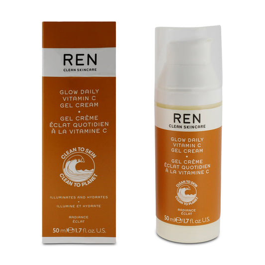Ren Clean Radiance Glow Daily Vitamin C Gel Cream 50ml (Blemished Box)