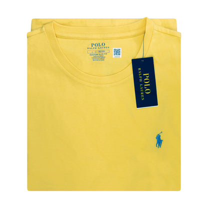 Ralph Lauren Polo Slim T-Shirt | Yellow | 100% Cotton