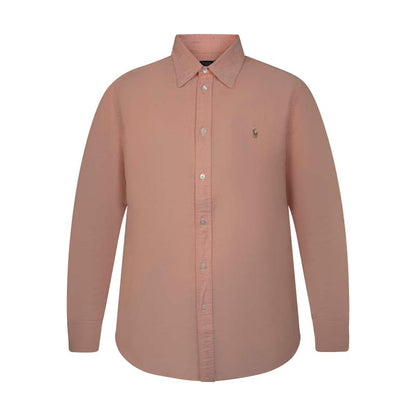 Ralph Lauren Polo Women's Relaxed Fit Shirt Peach Tree