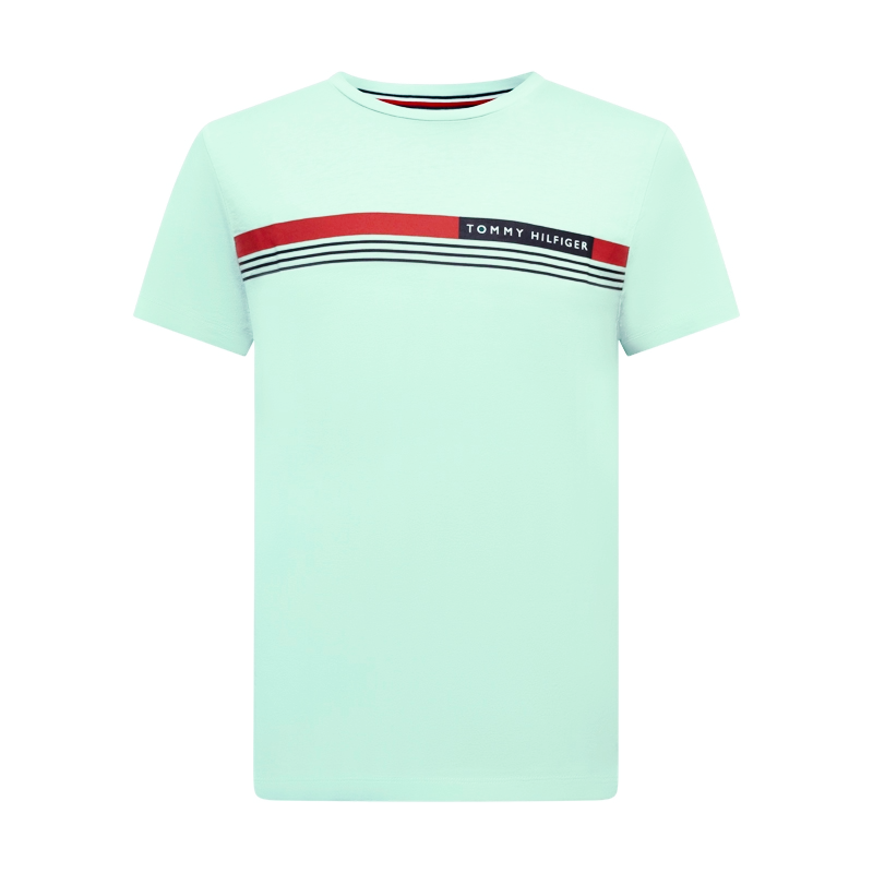 Tommy Hilfiger Men's Logo T-Shirt Mint Green 